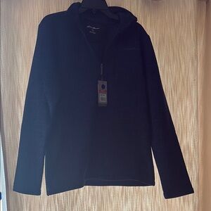 NWT Eddie Bower Men's Navy  Zip-Up jacket